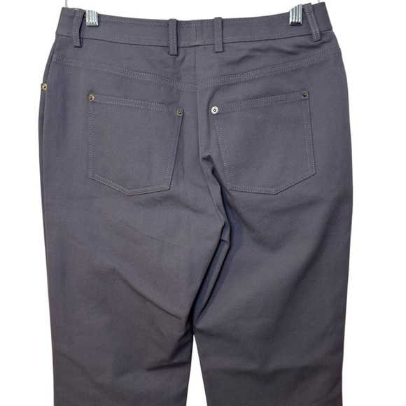 St John Sport gray pants straight leg career work office women’s 6 vintage - Picture 4 of 13